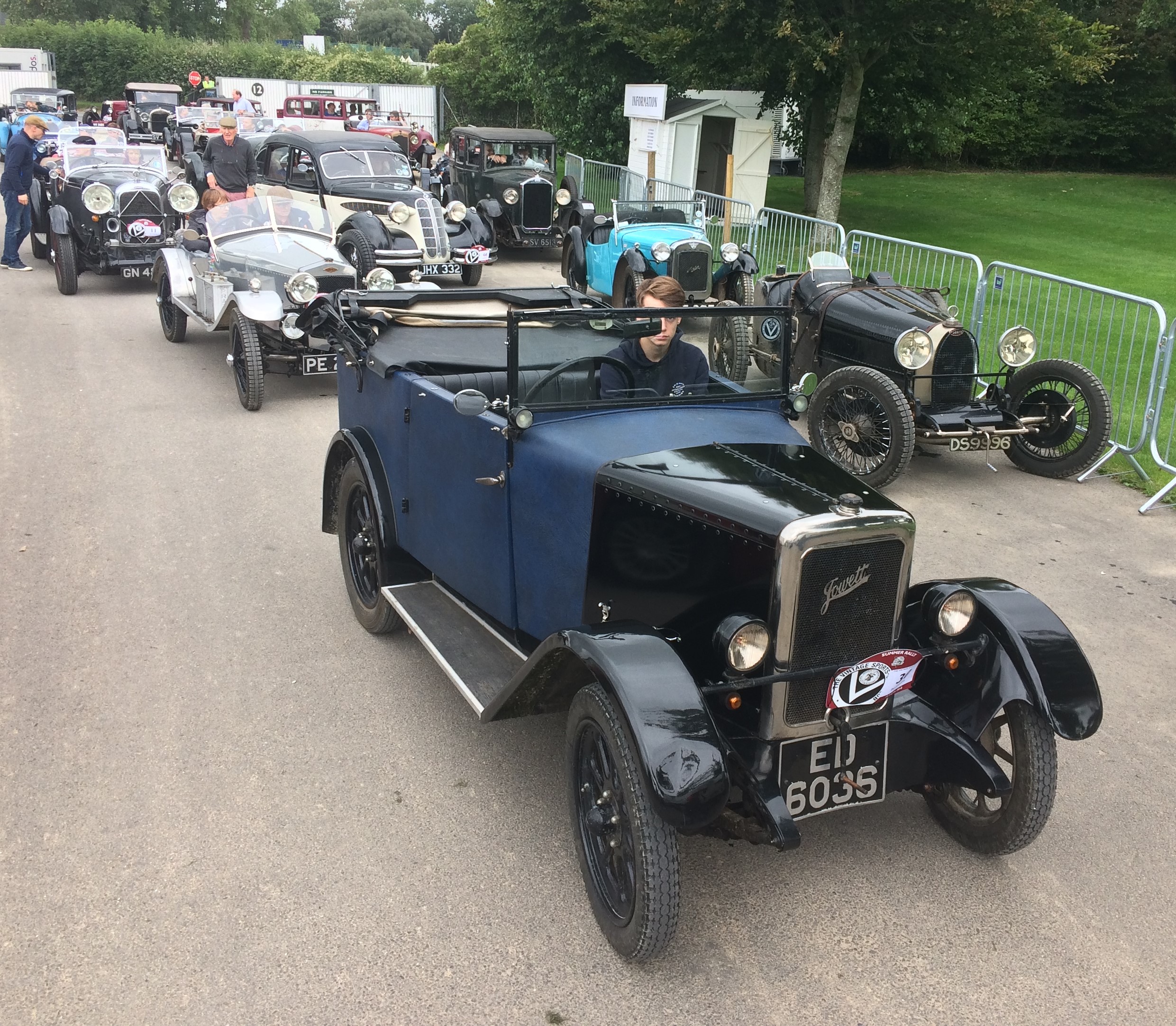 1930 Economy --
                                    7 hp 907 cc side-valve flat twin. 11,444 (inc Short 7) produced 1930-36, 102 in (2,600 mm) wheelbase. 12-volt electrics from 1933. Four-speed gearbox from 1934. Twin carburettors on the Weasel. 2-seater, sports tourer, 4-door fabric saloon, Kestrel coachbuilt saloon, Black Prince, Silverdale and Grey Knight de-luxe saloons, Simba tourer, Weasel sports tourer.